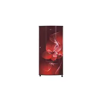 LG 185 litres 2 Star Direct Cool Single Door Refrigerator (Anti Bacterial Gasket, GL-B181RSDC.ASDZEB, Scarlet Dazzle)