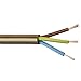 Price comparison product image Bulk Hardware BH01523 3-Core Cables 2183Y, 5 m, 0.5 mm - Gold