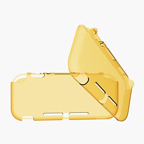 Preisvergleich Produktbild Lebron ray Switch Mini-Schutzhülle, Weiches TPU, Integrierte Ultradünne Transparente, Stoßabsorbierende, Kratzfeste, Weiche, Gummierte Schutzhülle Für Nintendo Switch Lite,Gelb