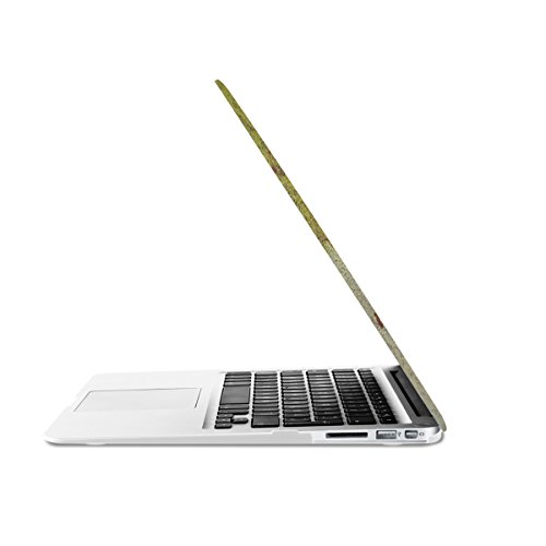 kwmobile Hardcase Laptop Hülle für Apple MacBook Air 13″ (ab Mitte 2011) – Regenbogen laufende Farbe Design Mehrfarbig Rot Beige dünne gummierte Schutzhülle Cover Case Tasche - 8