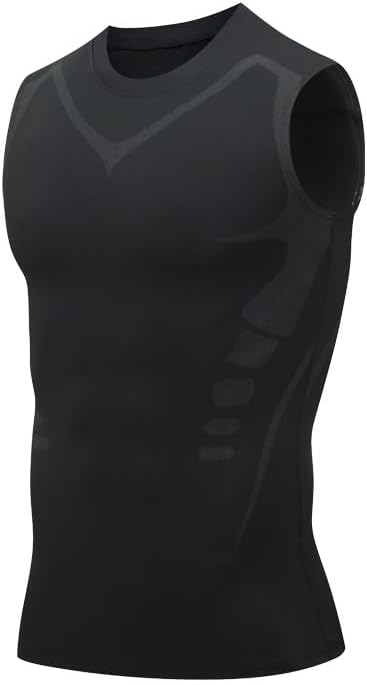 Smatstyle Camiseta de compresión Sin Mangas para Hombre Camisetas de Correr Ranspirable Secado Rápido para Hombre Tops de Jogging Fitness
