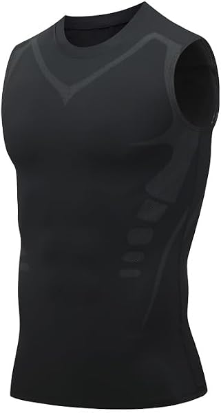 Smatstyle Camiseta de compresión Sin Mangas para Hombre Camisetas de Correr Ranspirable Secado Rápido para Hombre Tops de Jogging Fitness - 1