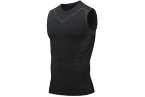 Smatstyle Canotte Compressione da Uomo Asciugatura Rapida Top Maglietta Compressione Senza Maniche Sport Base Layer Runnig Sportiva Fitness Maglia