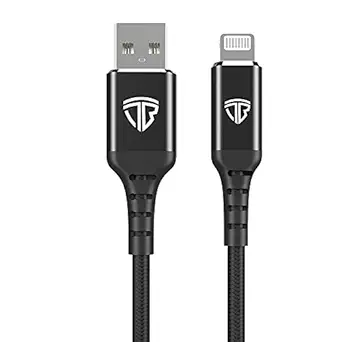 That Brand USB to Lightning Cable  Apple MFi Certified USB to Lightning Cable for iPhone, iPad, MacBook  2-in-1 Charging and Data Transfer - Durable Lightning Nylon Braided (1 Metre)