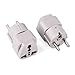Produktbild Universeller Adapter Multi USA UK passend für Eurosteckdose Italienischer Stecker