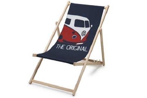 Preisvergleich Produktbild VW Bulli Liegestuhl, Dunkelblau - 7E0069635