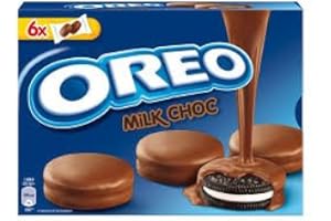Oreo cookies covered with milk chocolate
