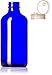 8 Ounce Cobalt Blue Glass Bottle with Flip Top Lid with Pressure Sensitive Liner [Pack of 4] RS.2549.00