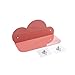 Produktbild TOPBATHY Wandregal Eisen Wolke Form Wandaufkleber Lagerregal Punch Free Wandhalter für Badezimmer Küche (Rosa)