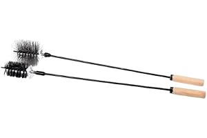pokm toolsmarket - Ø80mm Heizkesselbürste mit 100cm Schubstange Set Putzstab Kesselbürste Ofenrohrbürste