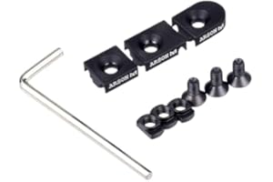 APLUSGEAR 3 pcs/Set for M600 PEQ Flashlights for M-Lok Compatible Metal Mouse Switch Cable Clip Slot Wire Guide System Cable Management Hunting Accessories