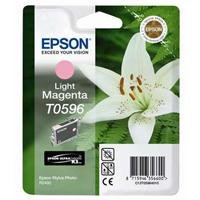 Epson T0596 Cartouche d'encre d'origine magenta clair pour R2400
