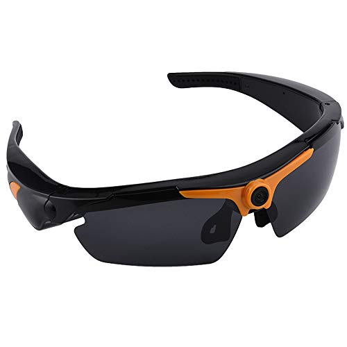 Preisvergleich Produktbild Polarisierte Sportbrille Sonnenbrille Fahrradbrill Sonnenbrille übergibt freie HD 1080P Spion-Video-Sonnenbrille mit polarisiertem Objektiv Großer im Freiensport-Aktions-Video-Kamera-Bewe...