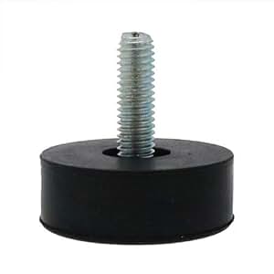 4 Piedini Gomma Regolabili M8 X 35mm - Antiscivolo, Antiumidità, Per Mobili Ed Elettrodomestici - Foto 4