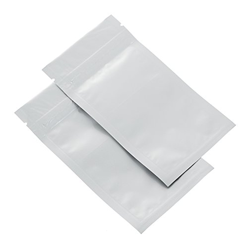 Preisvergleich Produktbild ChaRLes 50Pcs 7X13Cm Aluminiumfolie Zip Lock Bags Lebensmittel Wiederkehrbare Dichte-Lagerung Packag-Taschen