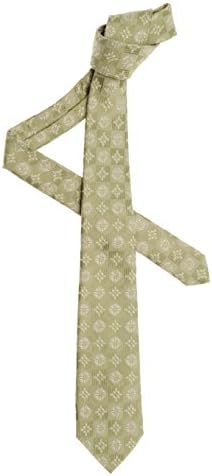 Les Copains Men's Necktie Green Sage Green One size