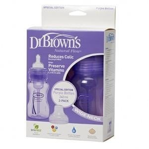 Dr Brown's Purple Special Edition Twin Pack 240ml