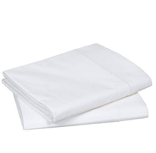Blanc des Vosges Uni Percale Housse de Couette, Coton, Blanc, 240 x 220 cm