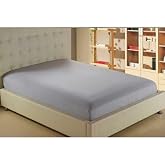 Mer-Tim Double Jumbo Boy Combed Elastic Sheet Light Gray 200x200