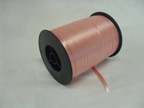 500 Yard Reel of Peach Florist Curling Ribbon. Gift Wrapping / Balloons / Party Favors