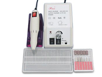 Fußpflegegerät Maniküreschleifer inkl. Fräser