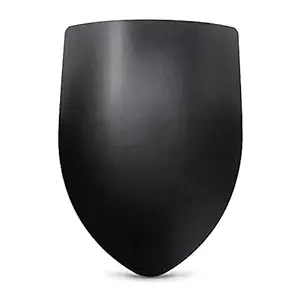 18 Inches Medieval Knight Black finish spartan shield