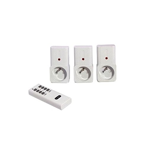 Chacon 54660 Lot de 3 Prises télécommandées