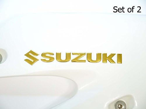 145x22mm Gold Motorbike Badge Emblem Motorcycle Fuel Petrol Tank Decal Stickers