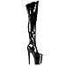 Produktbild Pleaser Xtreme-3010 - Sexy High Heels Extrem Plateau Overknee Stiefel 36-45, Größe:EU-43 / US-12 / UK-9