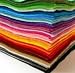 Special Assorted felt pack - 15 x A4 soft durable felt sheets in 15 assorted colours