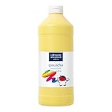 1 a 3 días Lefranc Bourgeois Educación - Gouache para pintura, 1L, Amarillo