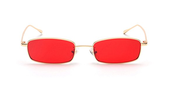 red rectangle sunglasses