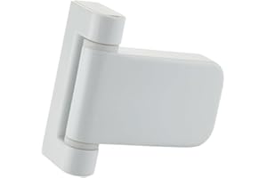 FixRello White uPVC Door Hinge – Heavy Duty Flag Hinge 23mm Rebate – PAS 24 Security Certified – Easy Fit DIY uPVC Door Hinges – Fast Install