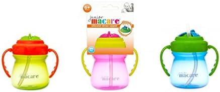 Silicone Straw Sipper 2 HDL - Colours May Vary (1 Cup)