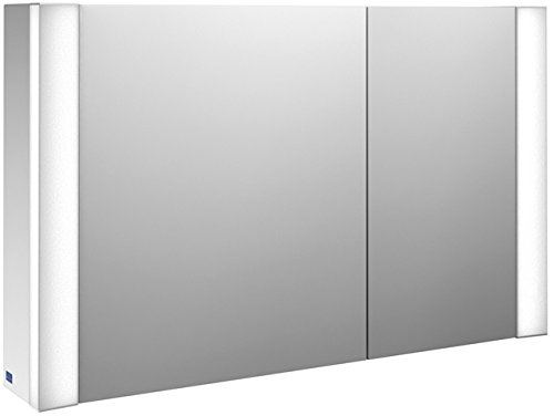 Preisvergleich Produktbild V&B Spiegelschrank MY VIEW B387A0E3 1100x616x170mm Stone Grey