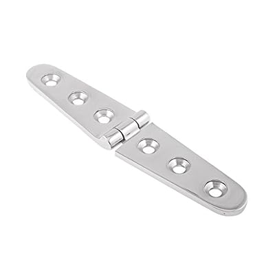 MagiDeal 316 Acier Inoxydable Marine Bateau Longue Sangle Charnière de Cabine Matériel