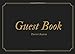 Produktbild Guest Book Photo Album: Wedding Birthday Baby Shower Anniversary Graduation Black And Gold Album Small Photo Guestbook Keepsake Registry Sign-In With 110 Pages ( 8" x 6.25")