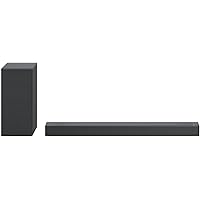 LG S75Q Soundbar TV 380W, 3.1.2 Canali con Subwoofer Wireless, 2 canali up-firing, Audio Meridian, Dolby Atmos, DTS:X, AI Sou