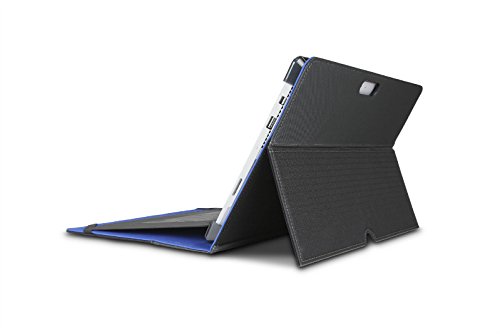 Maroo Tactical Folio für Microsoft Surface Pro 3 / Pro 4 / Pro (2017) – von Microsoft zertifizierte Schutzhülle [Nylon & Diamond Grip | Patentierte Halterung | Type Cover kompatibel | Standfunktion Stylus Halter] – schwarz – MR-MS3451 - 5