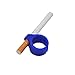 Price comparison product image Bluestercool 1 PC Silicone Cigarette Holder, Ring Finger Hand Rack For Smoking Smoker, Console, PS4 PS3 Controller, Guitar Players and Driving (Blue)
