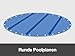 Produktbild ! (Profi-Qualität) Runde Poolplanen Schwimmbad Abdeckungen/Poolabdeckung aus LKW-Plane/PVC-Plane (Durchmesser der Plane: 500cm, Anthrazit)