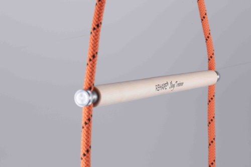 REHAPE Sling Trainer Set 1 – das Original│ Schlaufentrainer aus hochwertigen Materialien│ Made in Germany│ Weiche, Breite & Griffige Schlaufen│ SET bestehend aus REHAPE Slingtrainer mit Abstandshalter und Sieben Übungspostern als Anleitung für Schlingentraining nach Körperbereichen│ Sling Trainer für Gesundheitssport, Physiotherapie und gesundheitsbewusstes Heimtraining│ 10 Minuten Slingtraining oder Suspension Training täglich hilft Rücken, Bauch, Knie, Arme, Schultern, Nacken und Beinen - 3