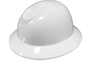 HYCOPROT Kask ochronny z grzechotką, 6-punktowy kask wentylowany, regulowany kask ochronny głowy, konstrukcja przemysłowa