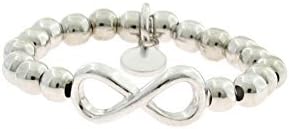 Ring bead-blasted spring with infinity central