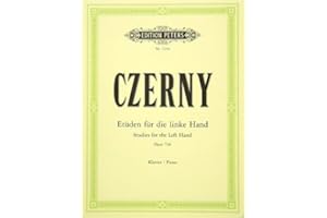 Musikverlag C.F. Peters Ltd. & Co. KG 24 ETUEDEN Fuer DIE Linke Hand OP 718 - arrangiert für Klavier [Noten/Sheetmusic] Komponist: CZERNY Carl