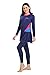 Rovars W422 Navy Blue_M Polyester One Piece Swim Suit, Medium (Navy Blue)