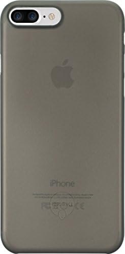 Ozaki O. Coat 0.4 Jelly Slim 2 in 1 Case Set for Apple iPhone 7 Plus (Black and Transparent Cover