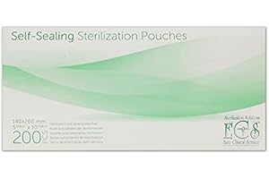 ECS BUSTE AUTOSIGILLANTI PER STERILIZZAZIONE MIS. 140X260 CONF. 200 PEZZI