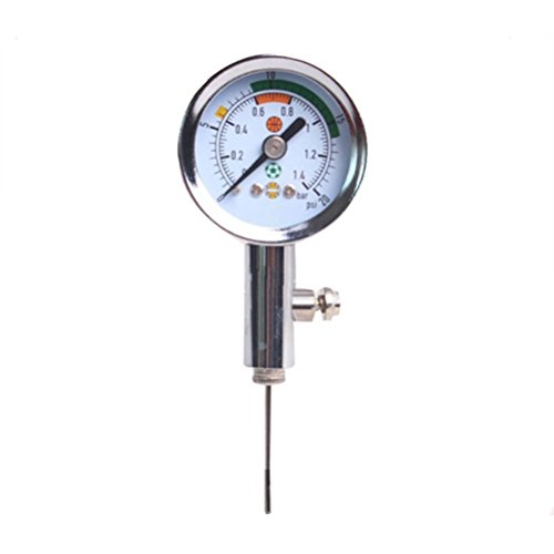 Katech Ball manometro professionale sfera strumento di misurazione a prova di pressione e regolare la pressione per calcio, calcio, rugby, basket, pallavolo e altre palle
