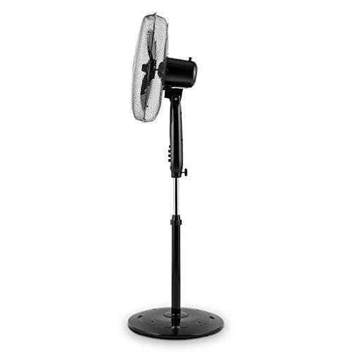 oneConcept Black Blizzard 3G Standventilator Standlüfter (schwarze Rotorblätter, Timer, Oszillations-Schwenkfunktion, 3 Geschwindigkeitsstufen) schwarz - 4